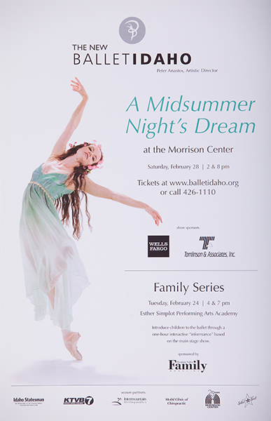 Ballet Idaho Midsummer Night's Dream poster