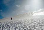 Suncups on Challenger Glacier, Picket Range, North Cascades