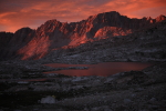 Mt. Darwin above Lake 11293, Evolution Basin