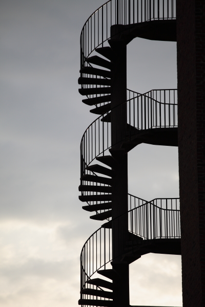 Spiral staircase; Cit Universitaire, Paris, FR