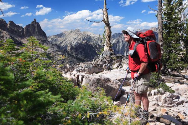 Gaining the ridge reveals an impressive view of Baron Spire.
