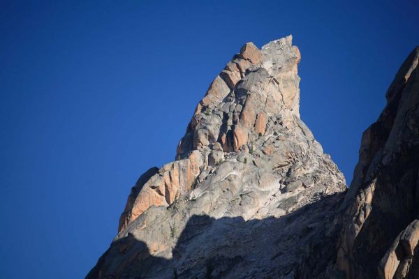 The South Face (II, 5.7) of Warbonnet Peak.
