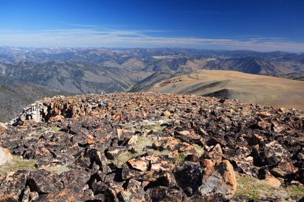 Northeast toward Railroad Ridge.
