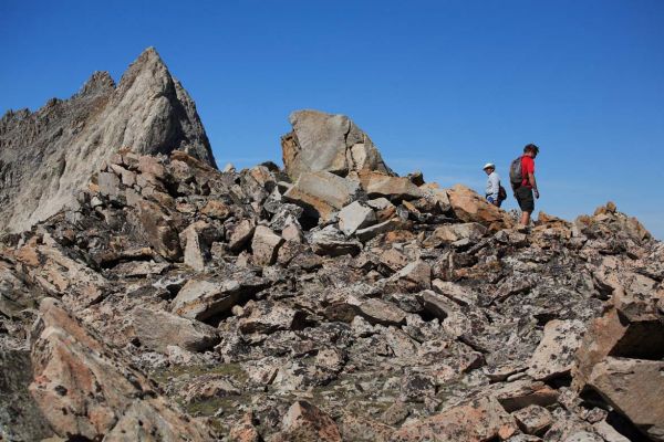 The south ridge leading to Peak 11238.
