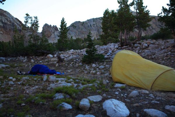 The Gunsight above camp.
