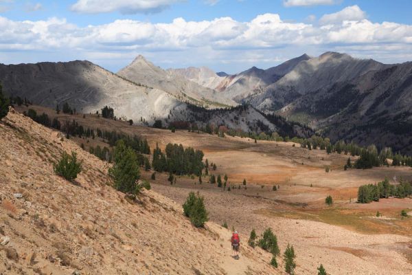 Descending into Ants Basin.
