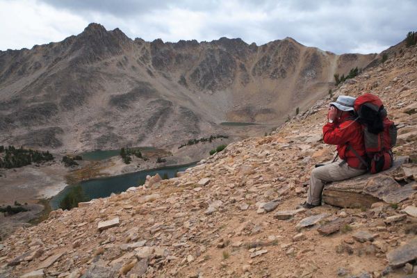 Looking south into upper Four Lakes Basin.
