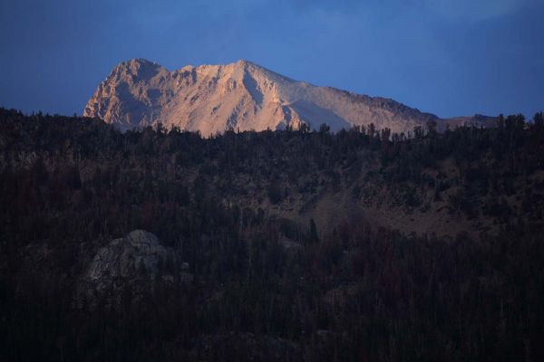 Unnamed peak northeast of Quiet Lake rising between Boulder Chain Lakes and Goat Lake.
