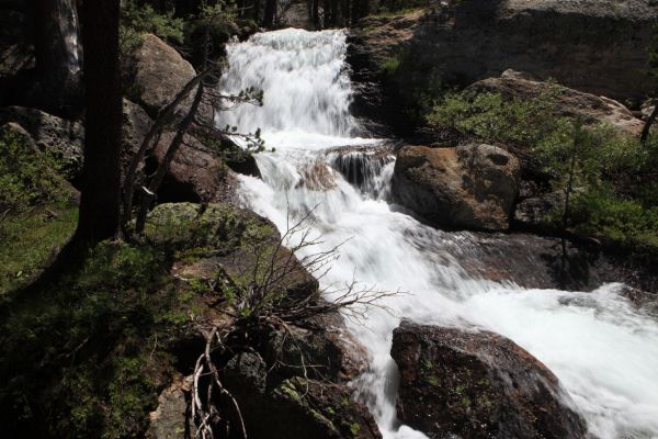 Cascade on Fletcher Creek around 9600', just upstream from previous photo.
