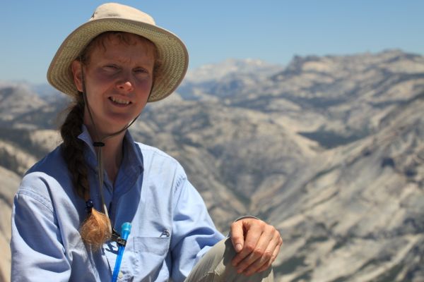 The Professor on the summit of Half Dome.
