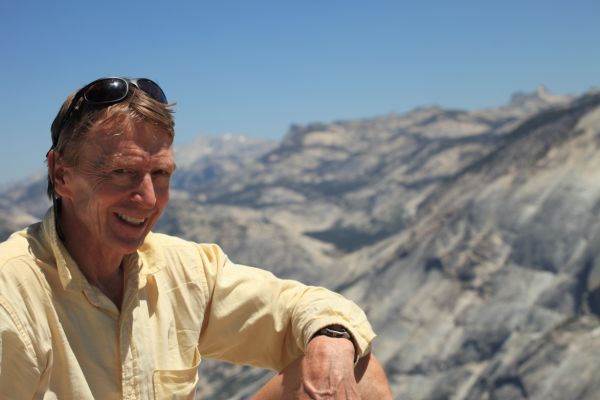 The author on the summit of Half Dome.
