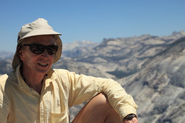 The author on the summit of Half Dome.
