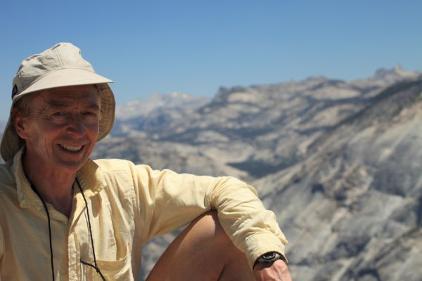 The author on the summit of Half Dome.
