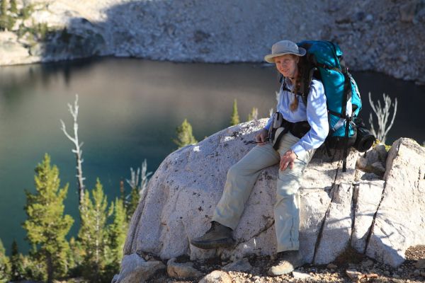 Above Warbonnet Lake.
