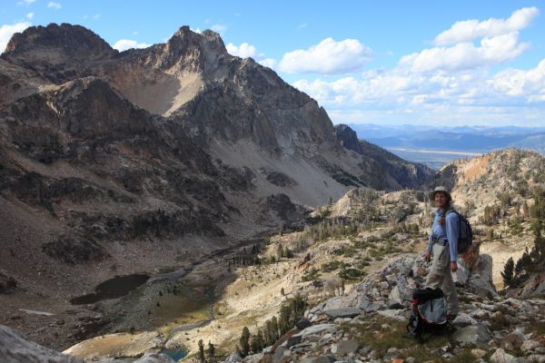 The lake basin above Goat Lake.
