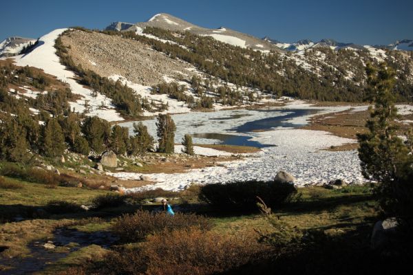 The middle of the Gaylor Lakes.
