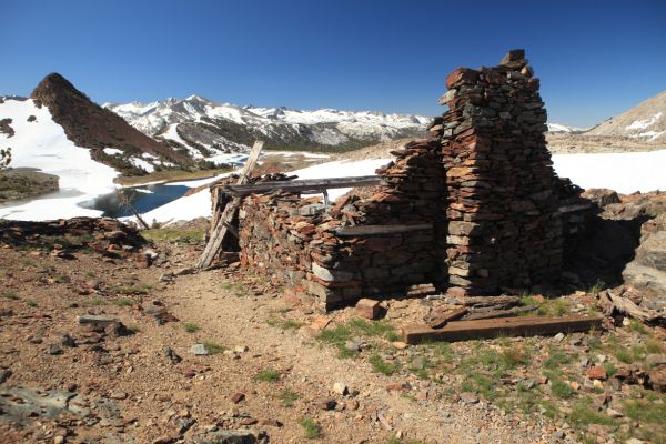 Mount Conness to the north of the Great Sierra Mine.
