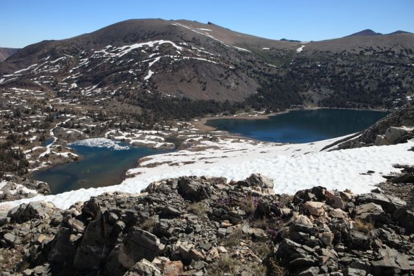 Greenstone and Saddlebag Lake.
