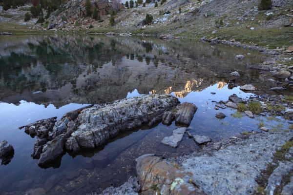 Inlet, north end of Pass Lake.
