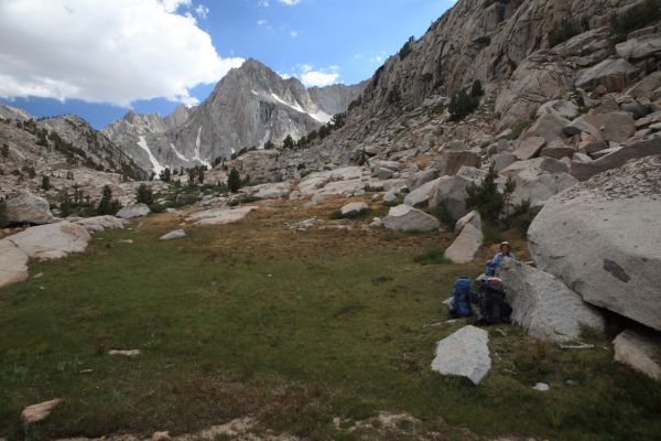 Mount Haeckel above camp southwest of Sailor Lake.
