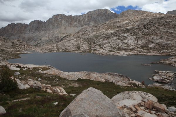 Mt. Darwin above Sapphire Lake, Evolution Basin.
