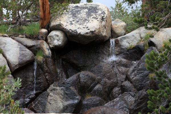 Grotto on stream below Darwin Bench.
