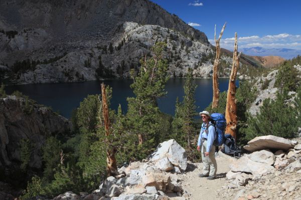 Above Upper Lamarck Lake.
