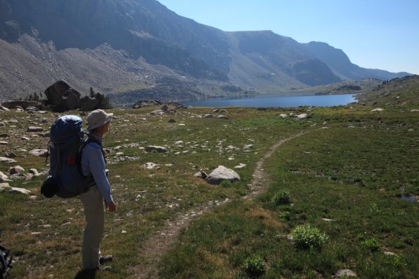 Looking southeast back toward Albino Lake.
