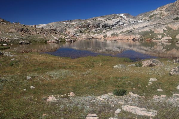 Tarn at west end of Maryott Lake basin.
