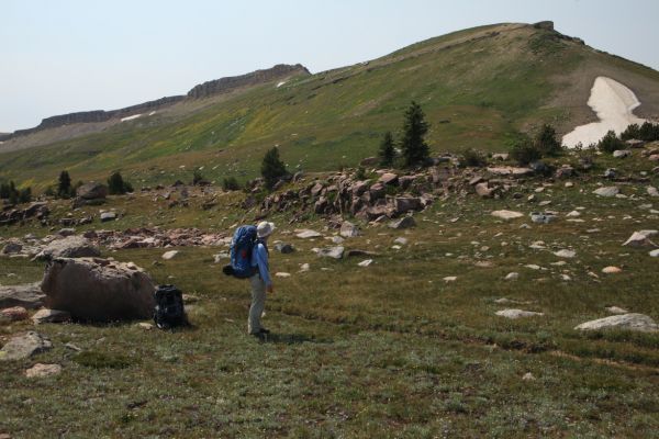 The north end of Beartooth Butte as seen from the main trail heading east.
