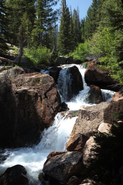 Waterfall below Farley Lake.
