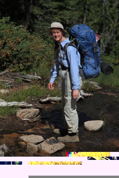 Creek crossing above Farley Lake.
