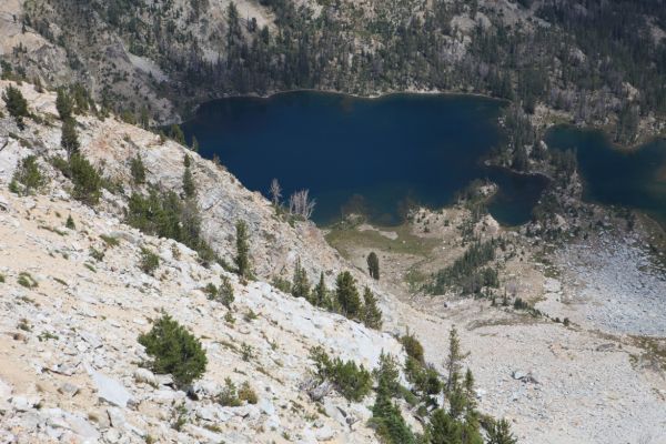 Twin Lakes from the notch.
