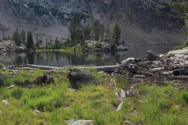 This was a nice place to stop for a snack and soak feet, as the most difficult section of the hike was behind us.
