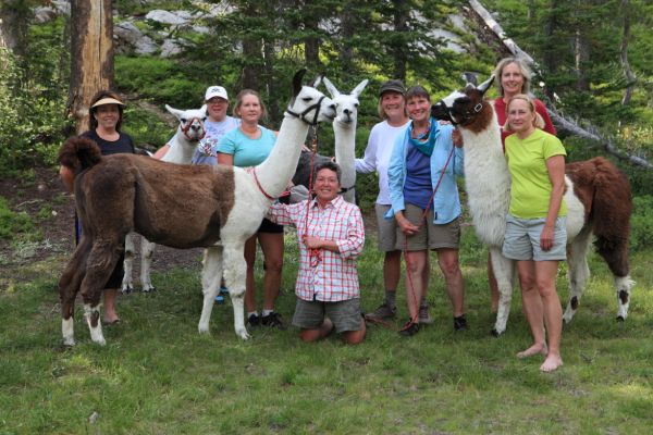 A group of nurses who had packed into Alice Lake with Llamas invited us for a glass of wine and conversation.
