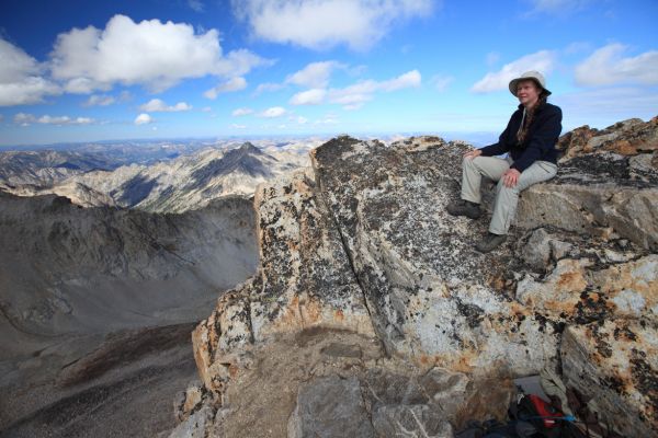 Northwest from the summit.
