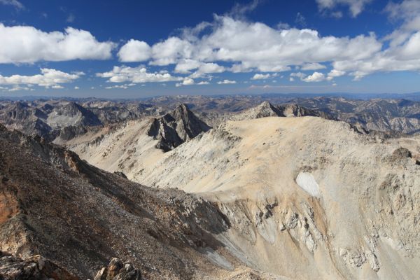 Baron Peak, southwest from summit of Thompson peak.
