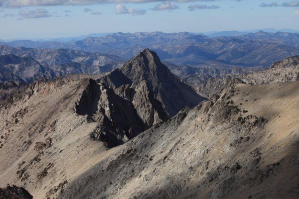 Baron Peak, southwest from summit of Thompson peak.
