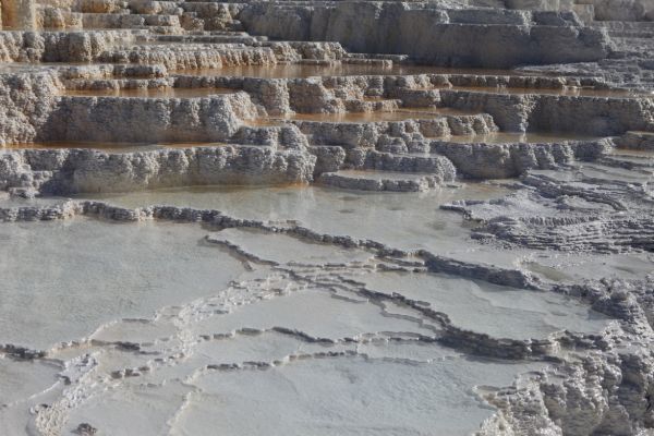 Minerva Terrace; Mammoth Hot Springs.
