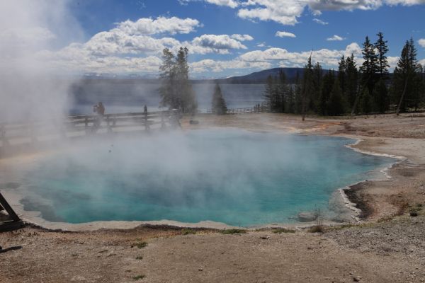 Black Pool; West Thumb Geyser Basin.
