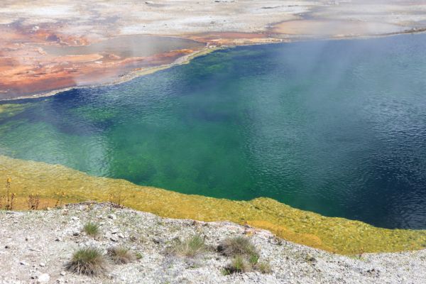 Black Pool; West Thumb Geyser Basin.
