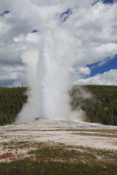 Old Faithful; Upper Geyser Basin.
