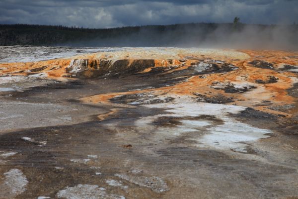 Giantess Geyser; Upper Geyser Basin.
