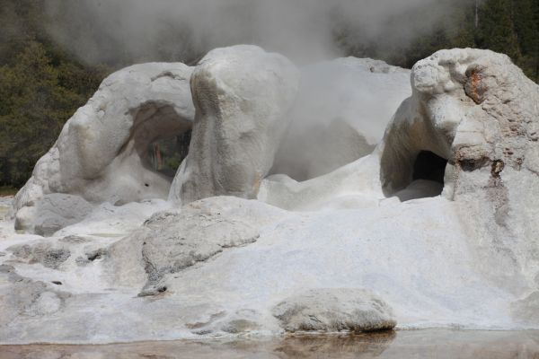 Castle Geyser; Upper Geyser Basin.
