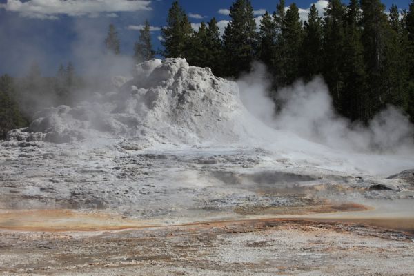 Castle Geyser, Upper Geyser Basin.
