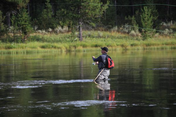 Unfortunately, there had been numerous thunderstorms the past two weeks, and the fishing was not good when we finally got the opportunity to test our skills.
