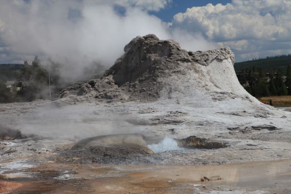 Castle Geyser, Upper Geyser Basin.
