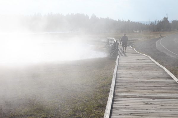 Boardwalk, Firehole Lake, Firehole Lake Drive.
