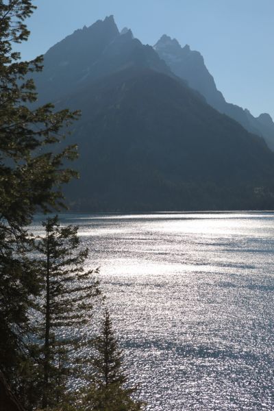 Teton Range above Jenny Lake.
