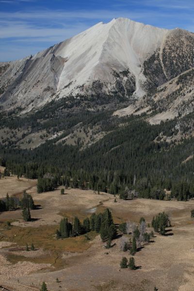 D. O. Lee Peak above Ants Basin from the saddle between Blackman and Patterson Peak.
